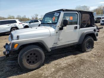  Salvage Jeep Wrangler