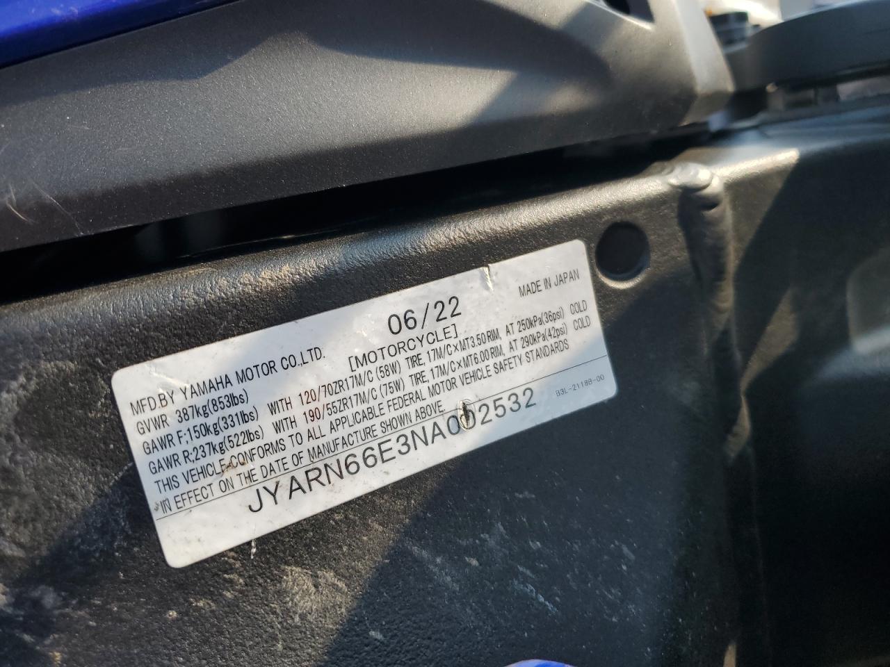 Yamaha Yzf1000 Image 5