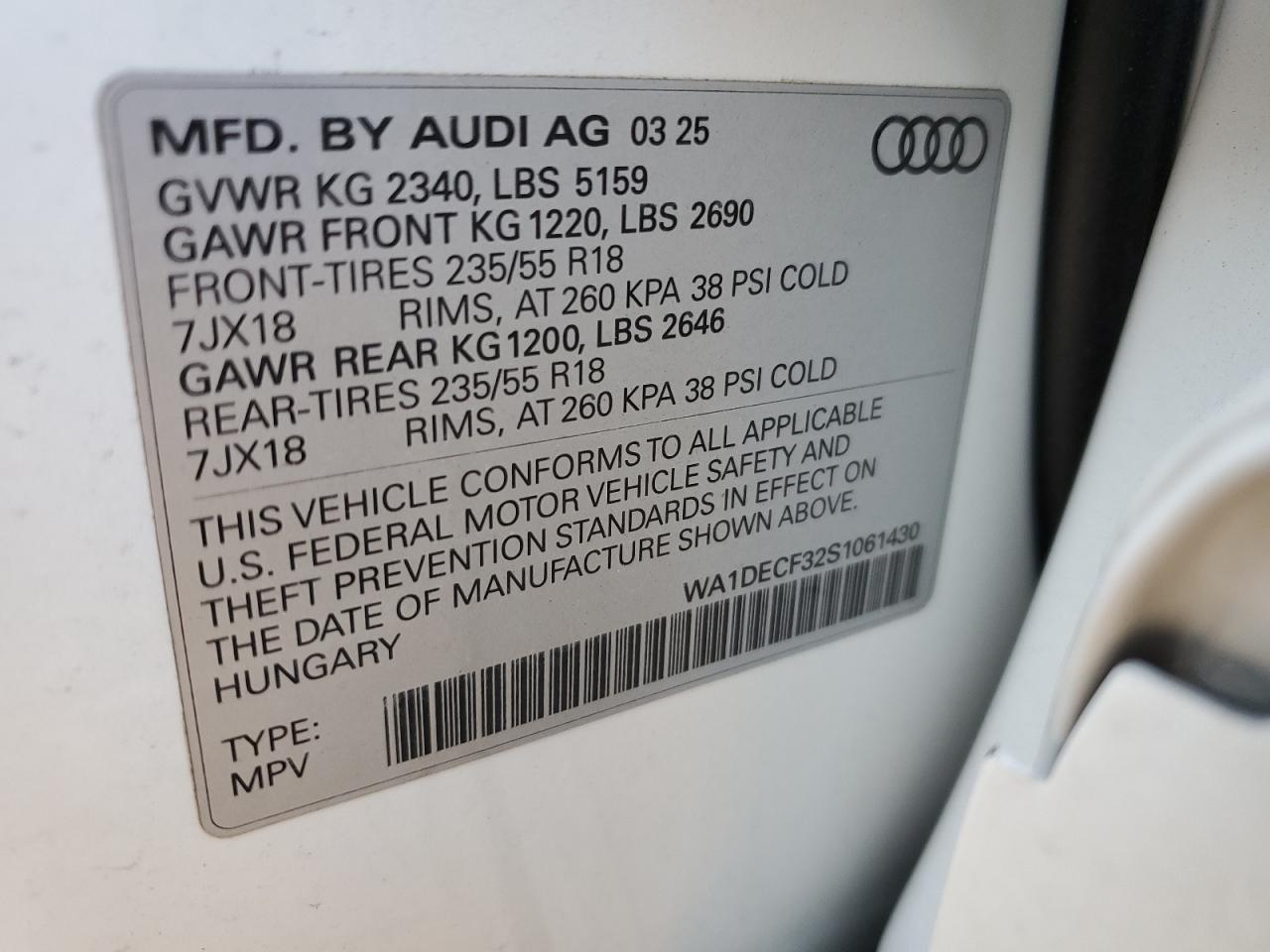 Audi Q3 Premium S Line 45 Image 11