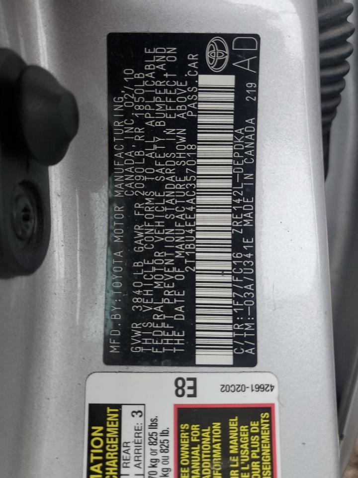 Toyota Corolla Base Image 4