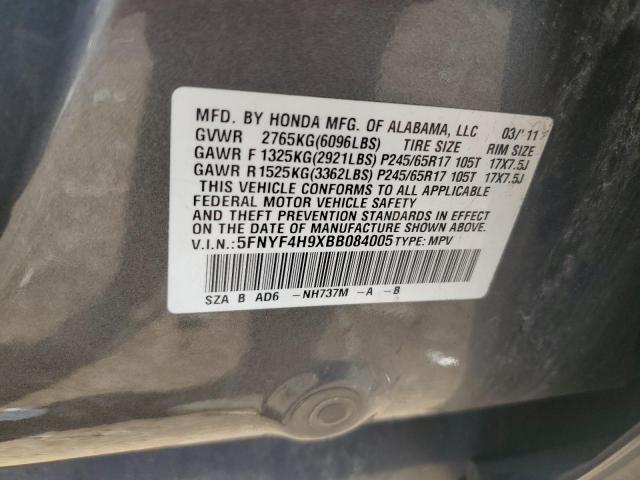 Honda Pilot Touring Image 4