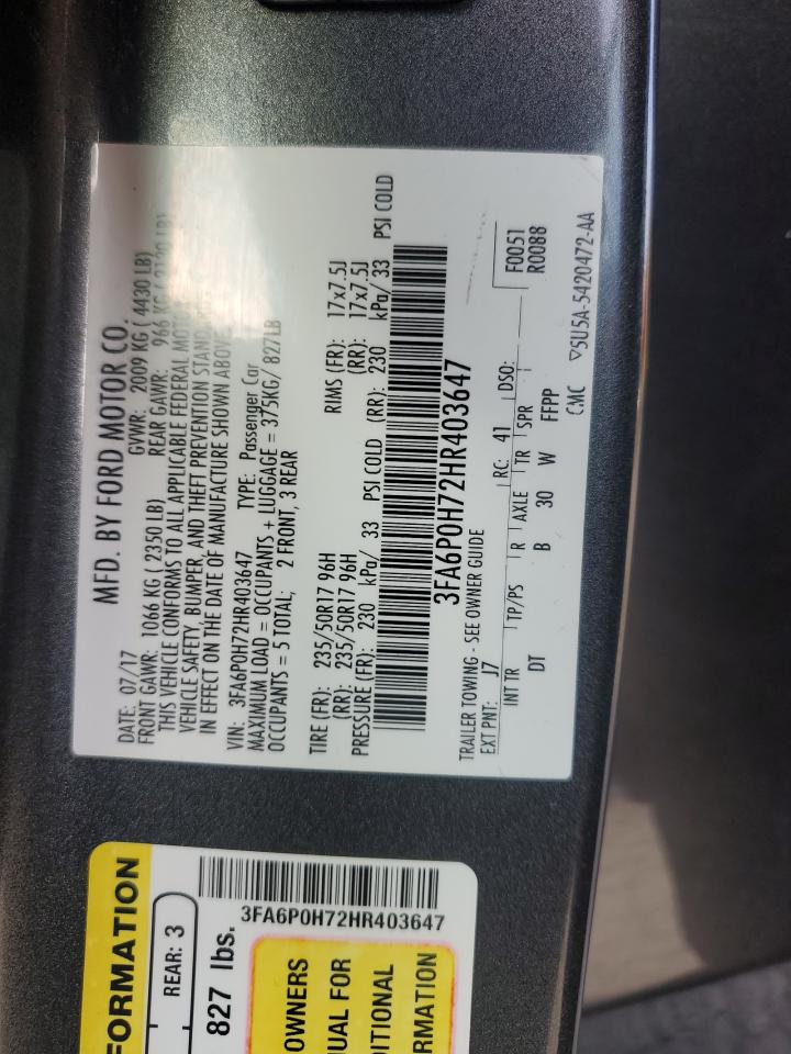 Ford Fusion Se Image 5