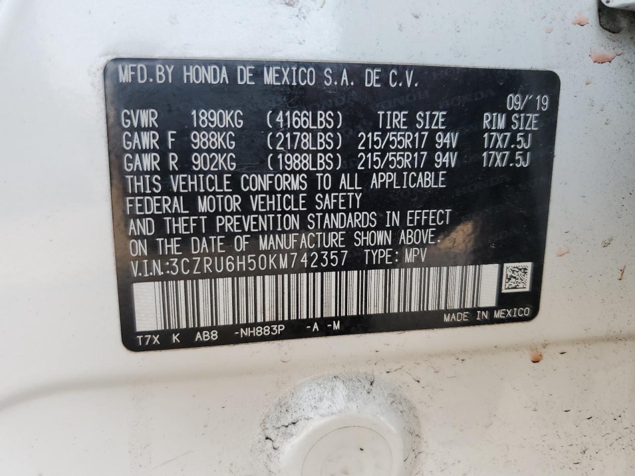 Honda HR-V Ex Image 6