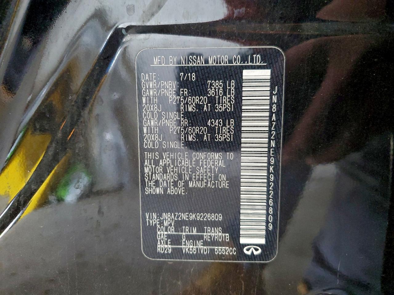 INFINITI Qx Luxe Image 12