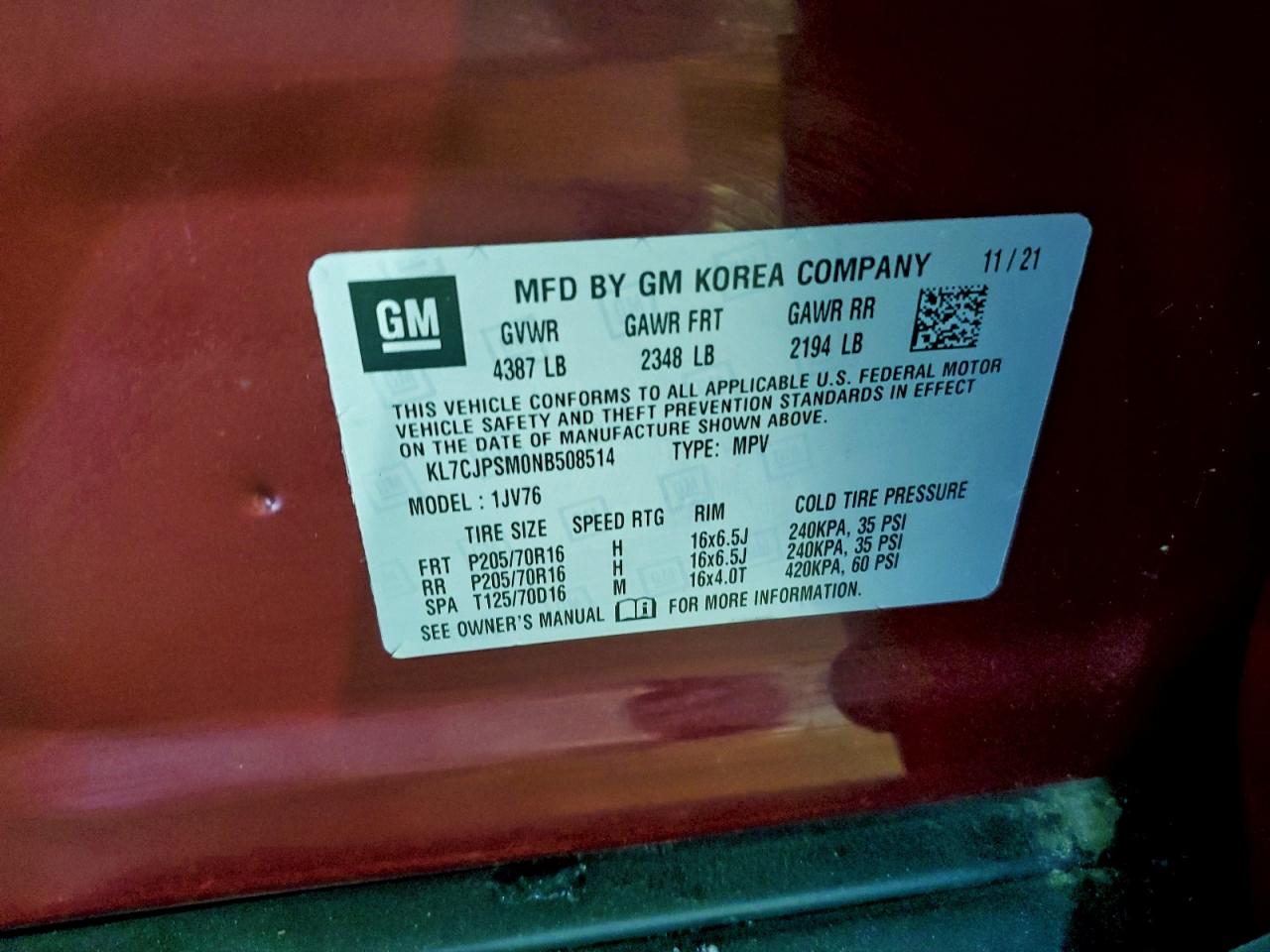 Chevrolet Trax 1lt Image 13