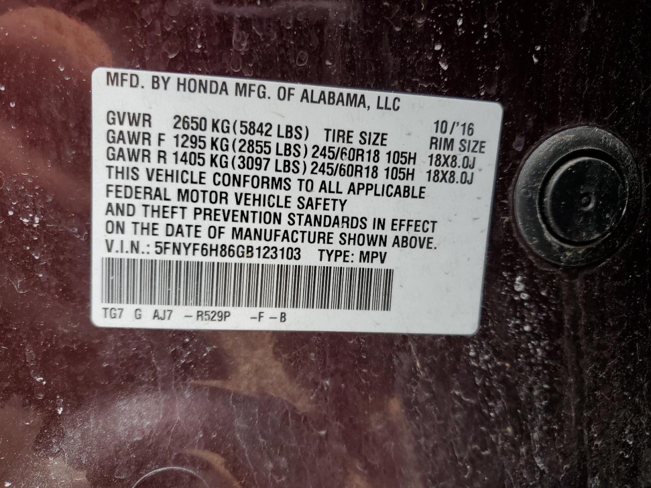 Honda Pilot Exl Image 11