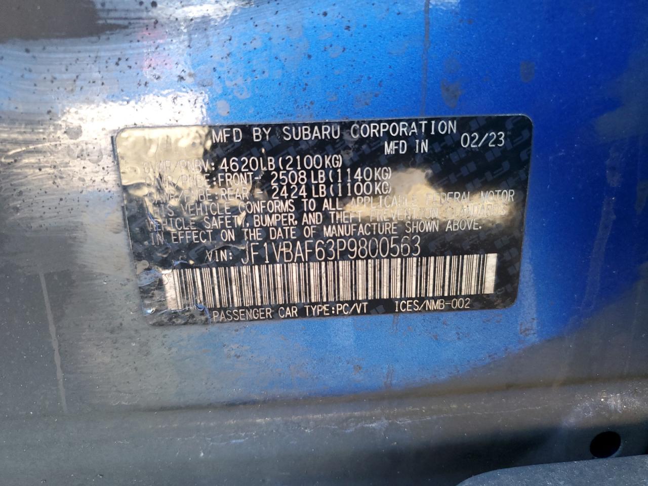 Subaru WRX Premium Image 9