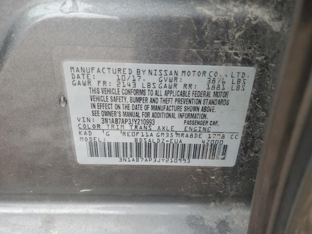 Nissan Sentra S Image 10