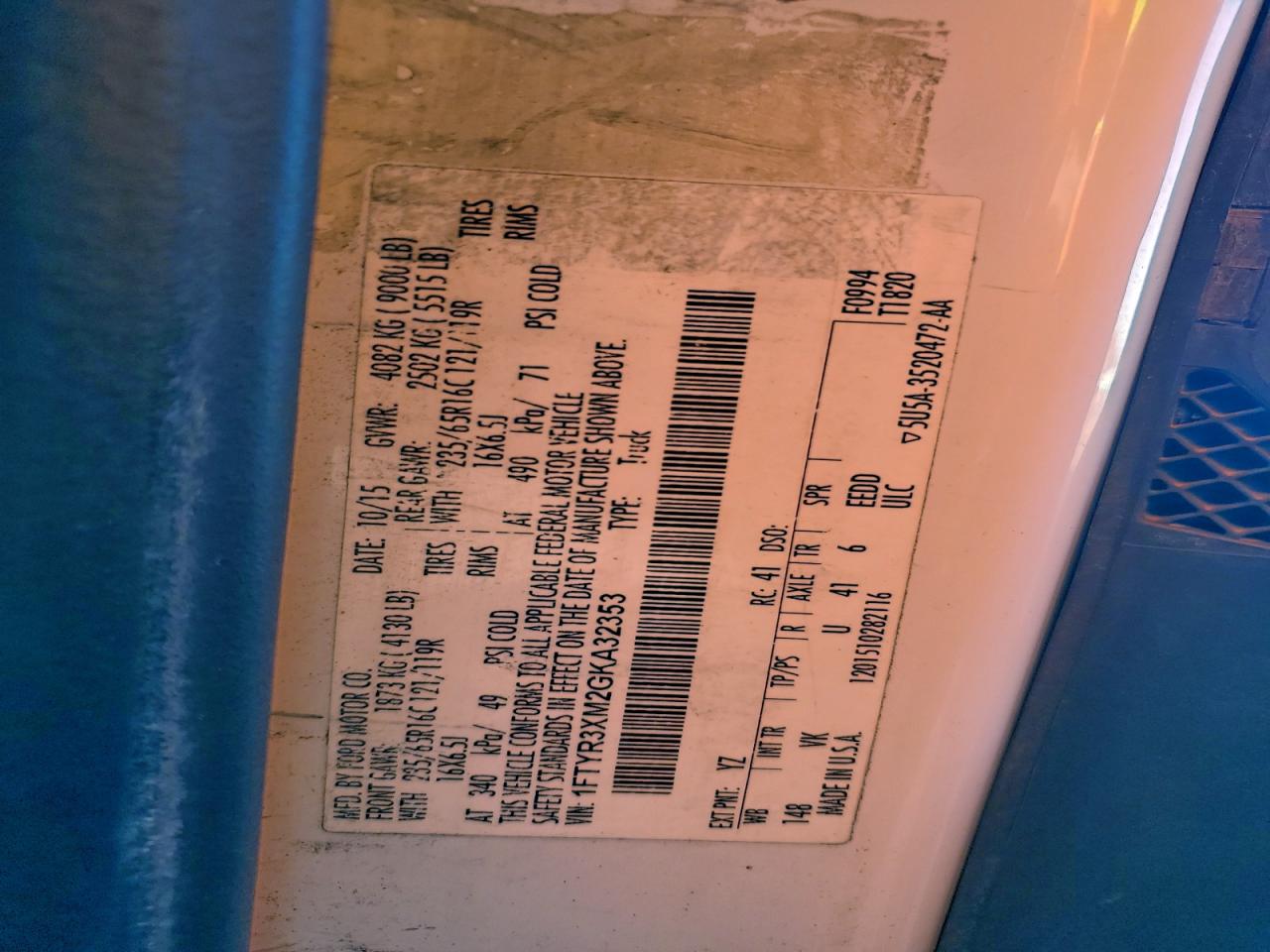 Ford Transit T-250 Image 13