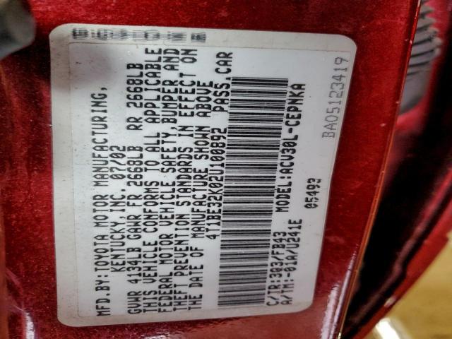 Toyota Camry Le Image 12