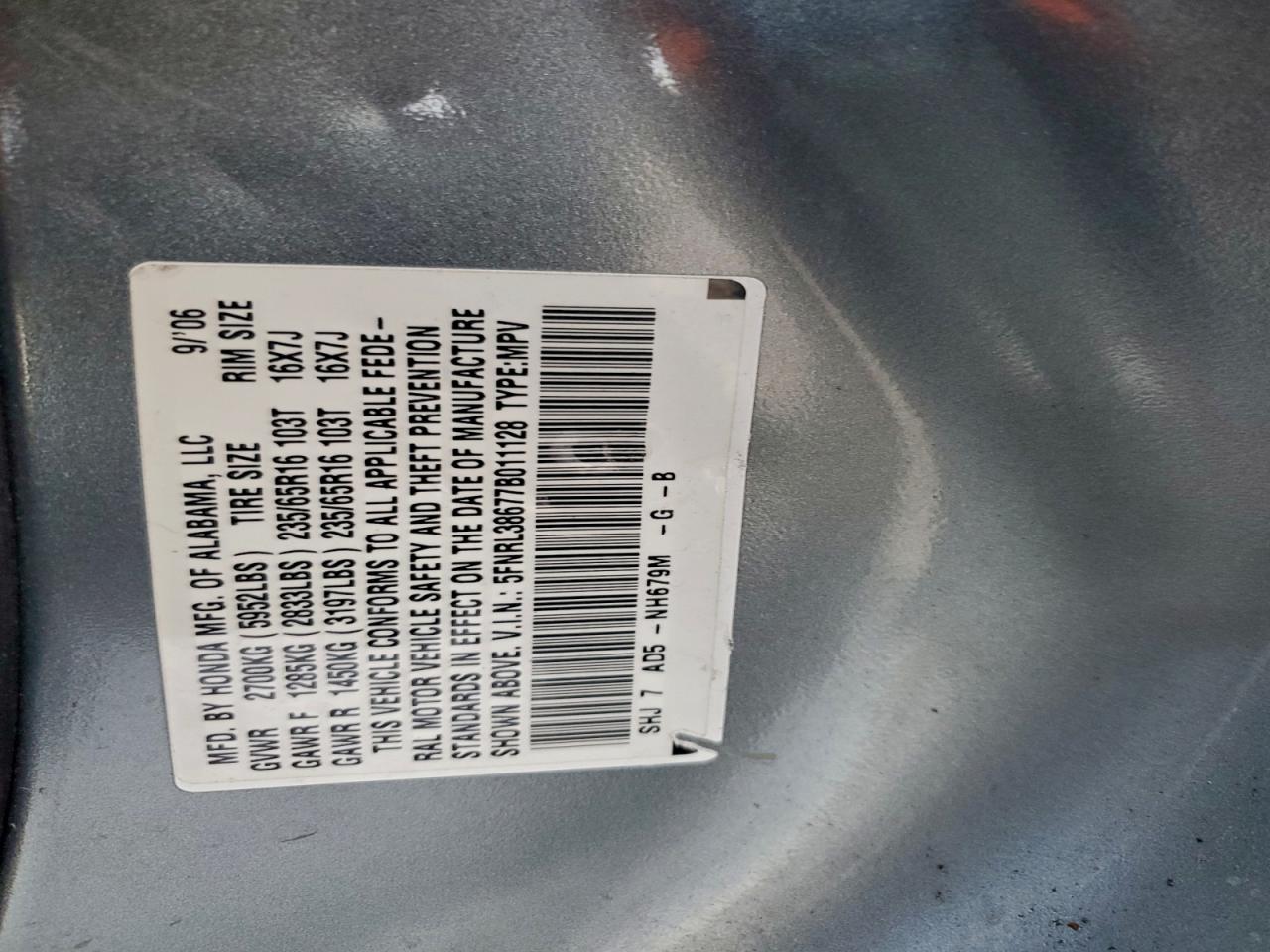 Honda Odyssey Exl Image 7