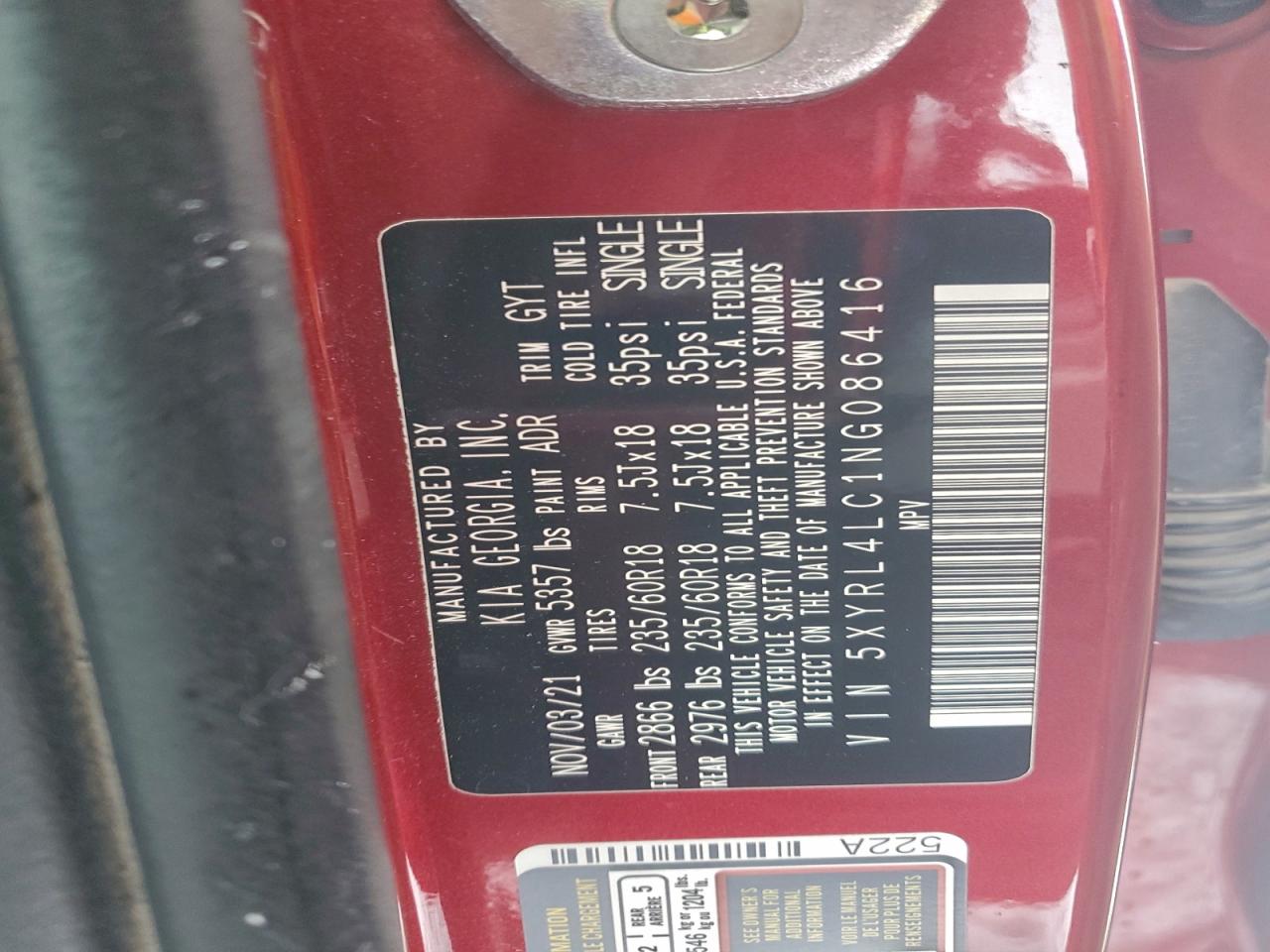 Kia Sorento S Image 12