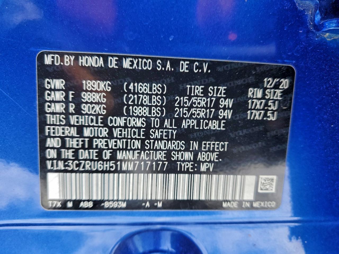 Honda HR-V Ex Image 6