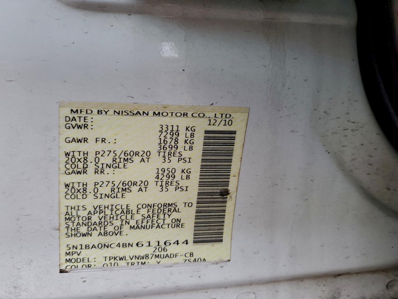 Nissan Armada Sv Image 12