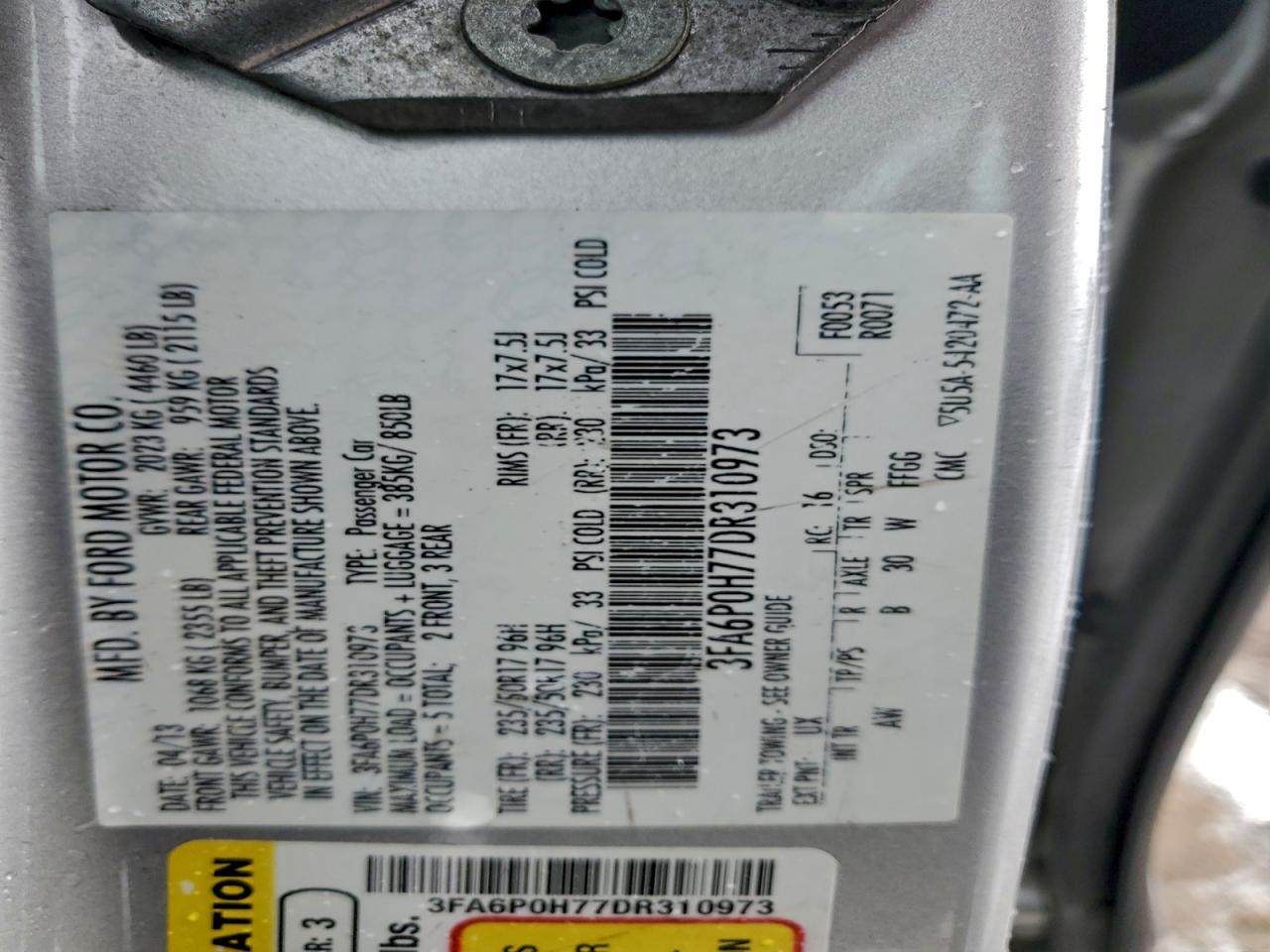 Ford Fusion Se Image 12