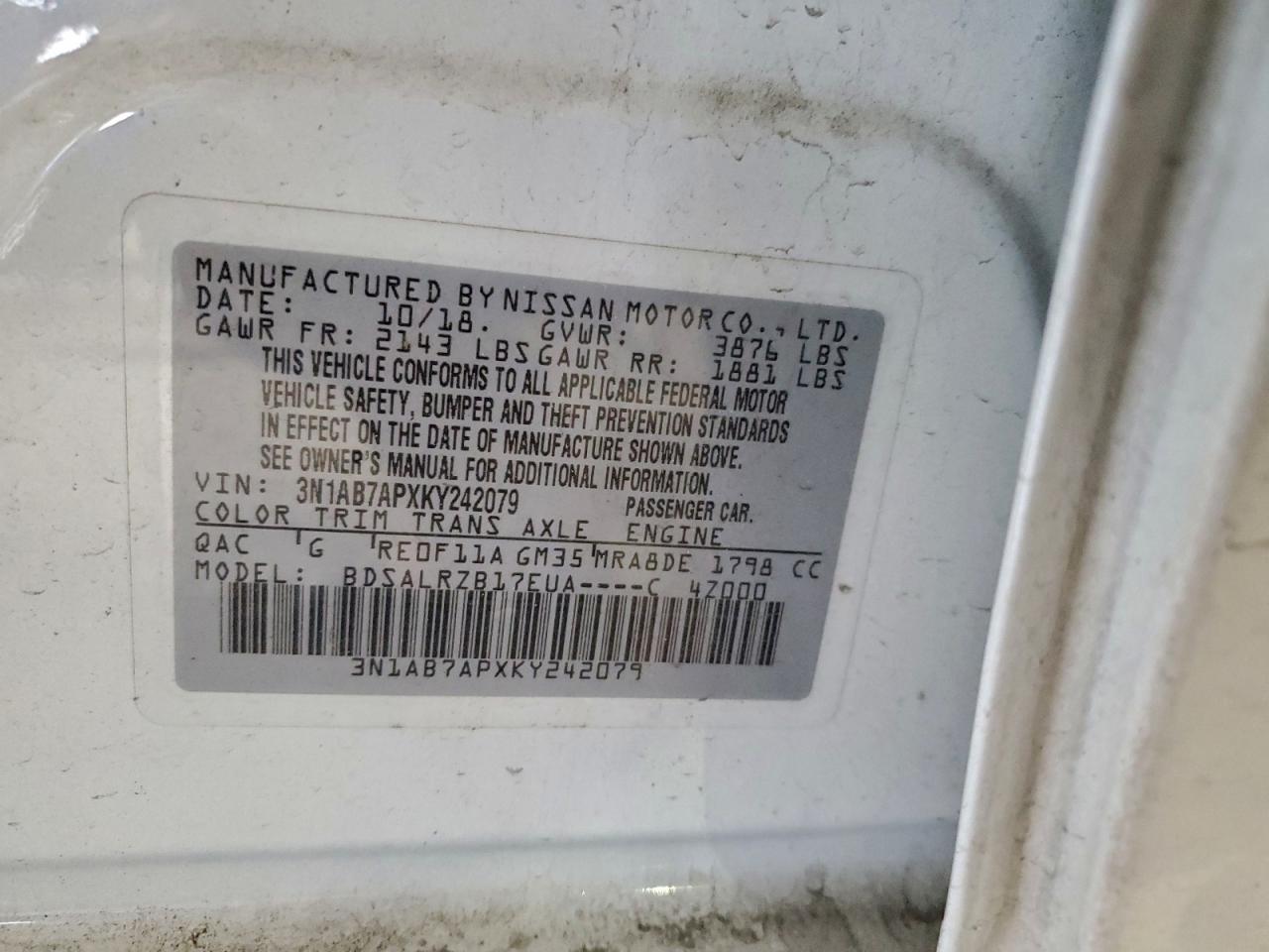 Nissan Sentra S Image 7