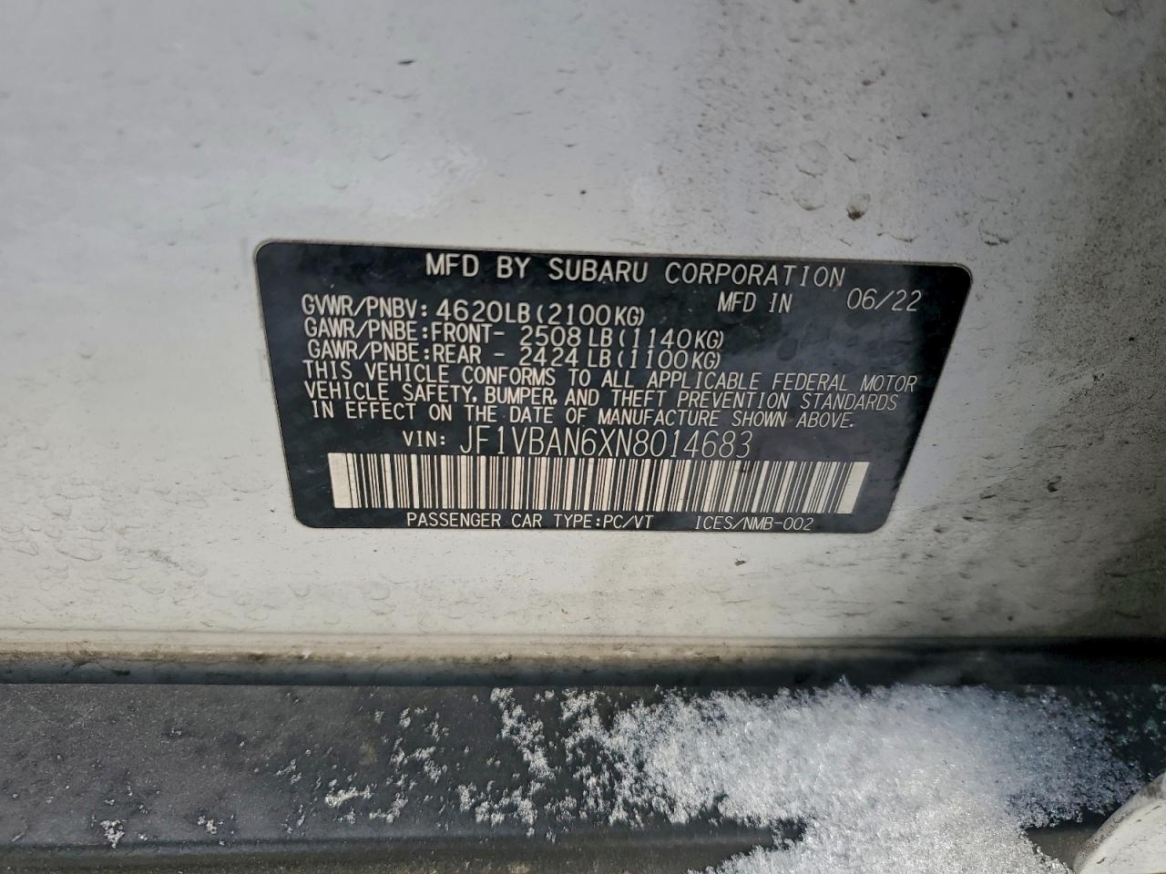 Subaru WRX Limited Image 9