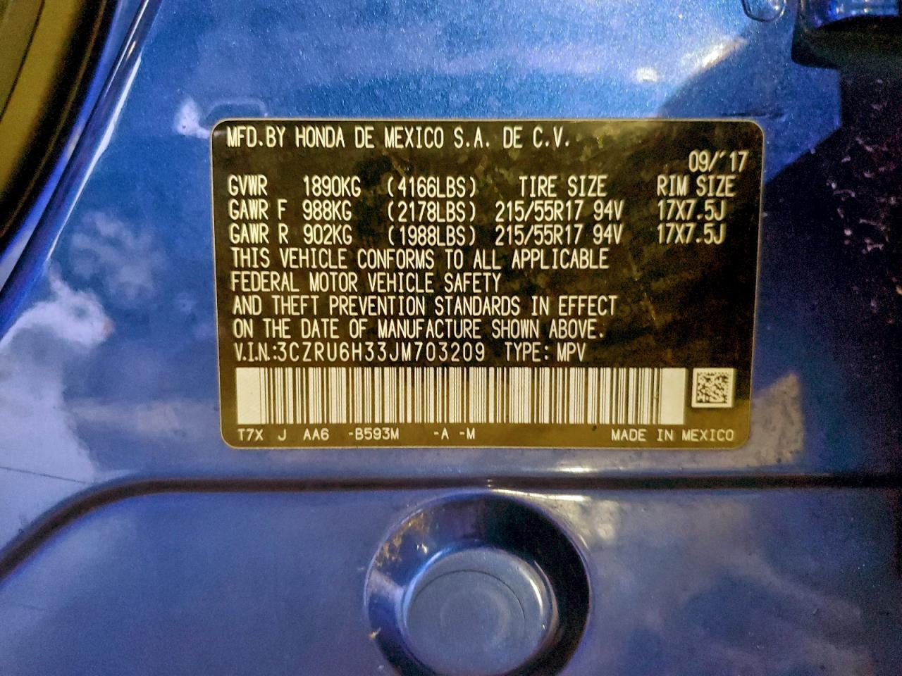 Honda HR-V Lx Image 11