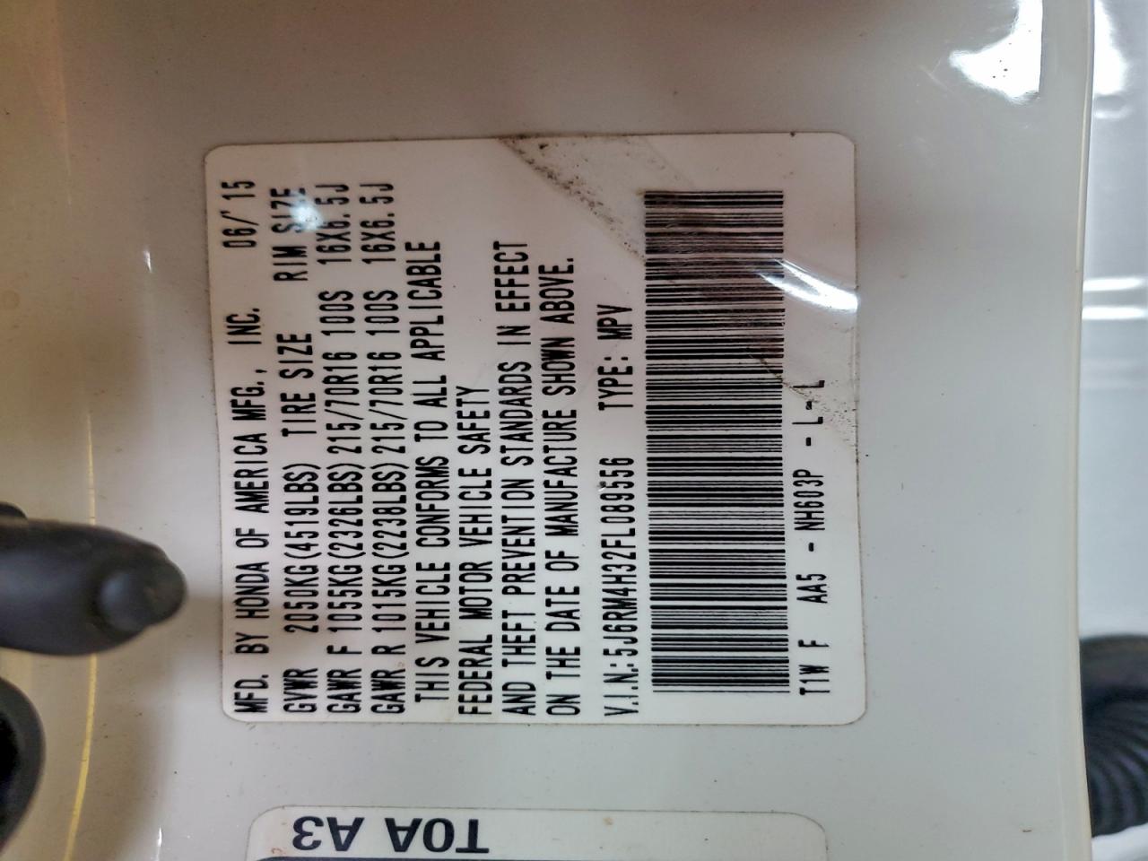 Honda Crv Lx Image 8