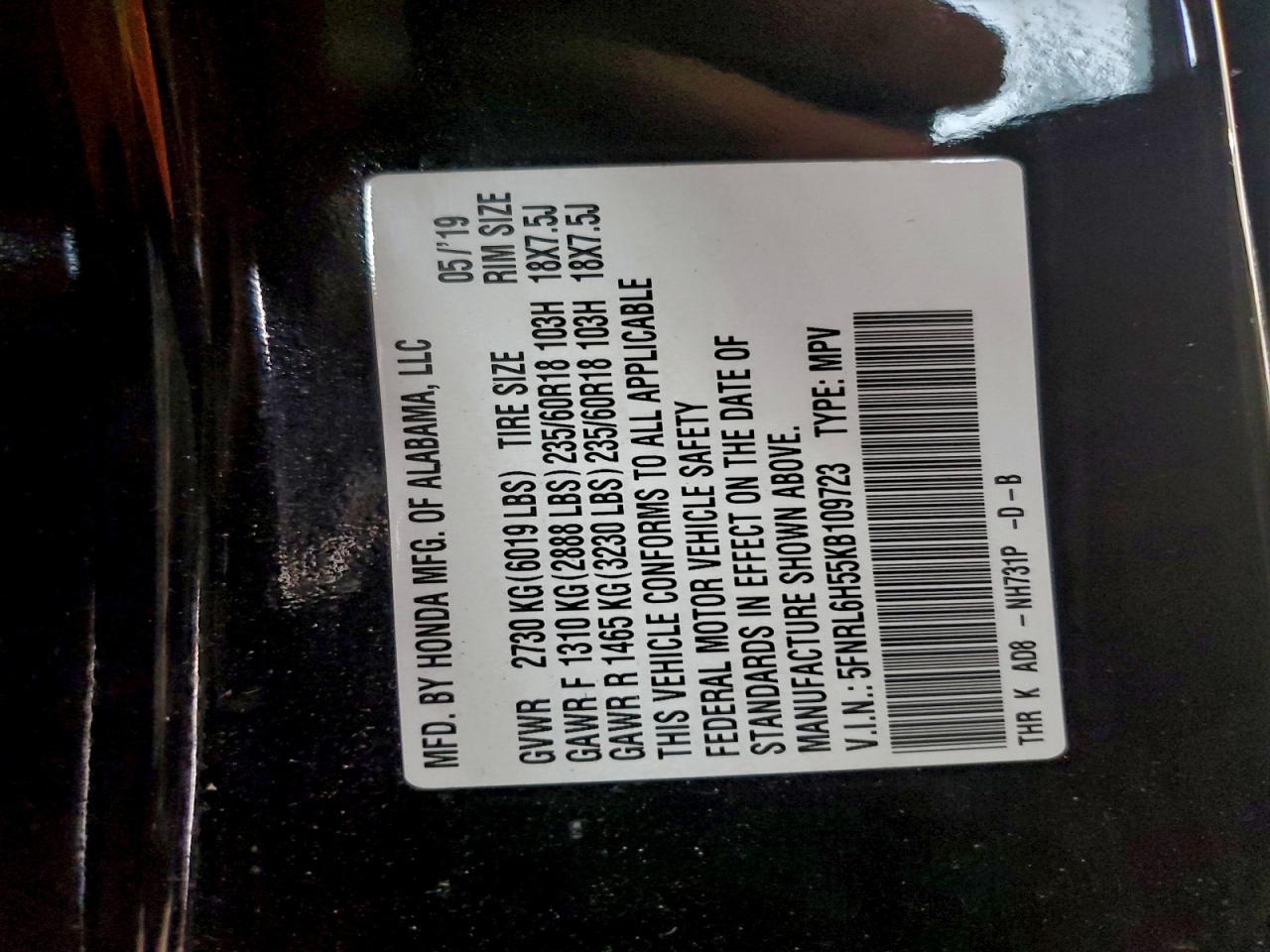 Honda Odyssey Ex Image 10