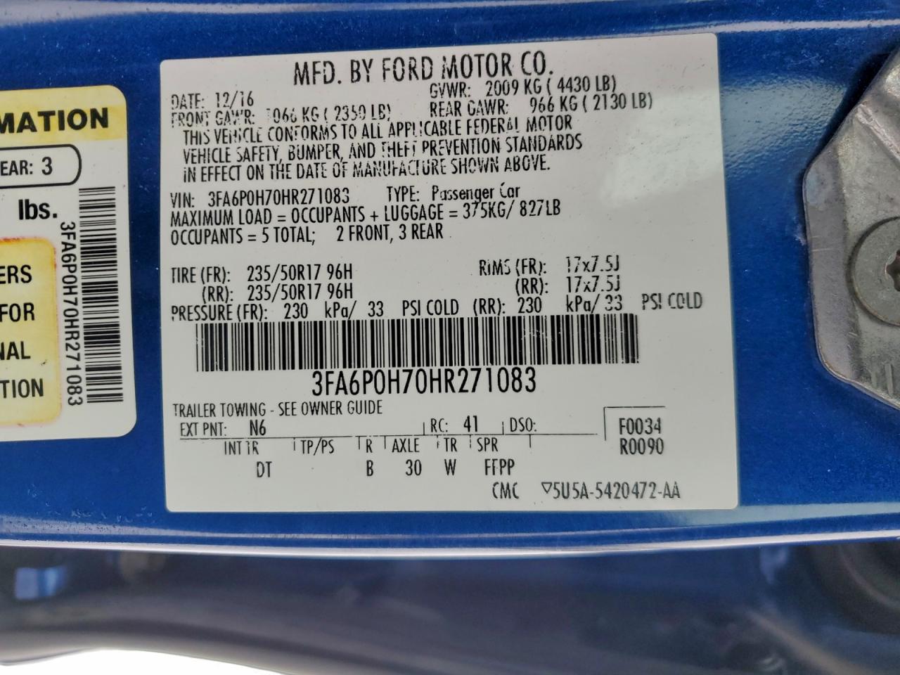 Ford Fusion Se Image 7