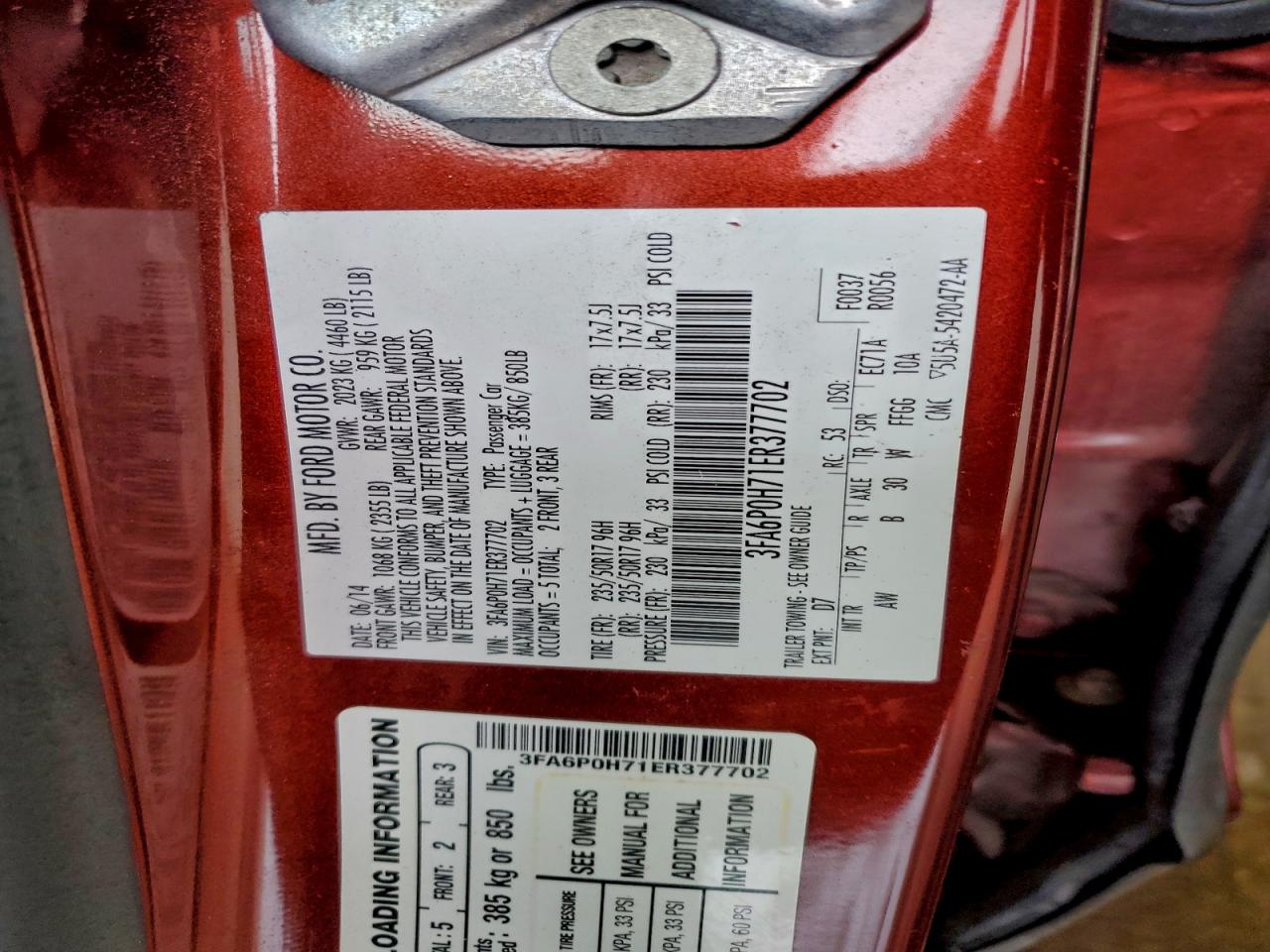 Ford Fusion Se Image 3