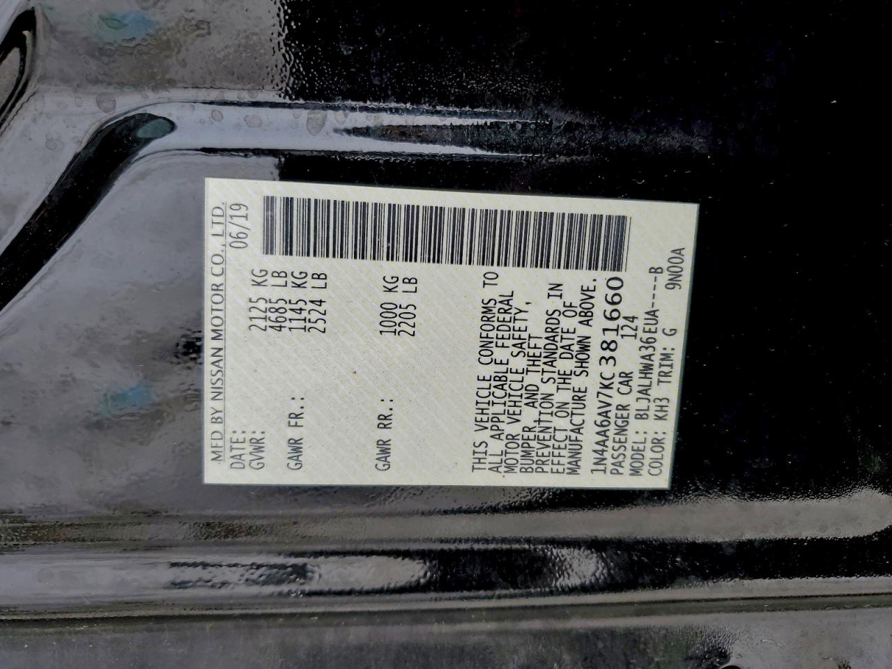 Nissan Maxima S Image 10