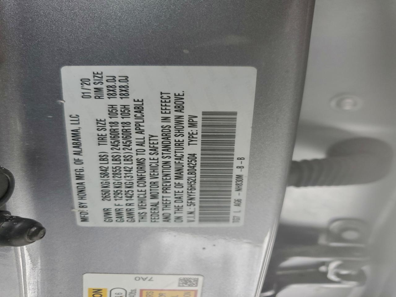 Honda Pilot Exl Image 6