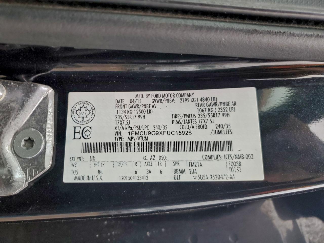 Ford Escape Se Image 10