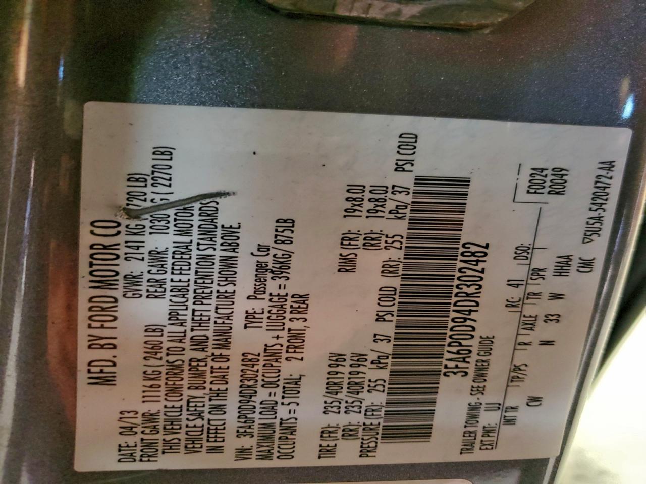 Ford Fusion Titanium Image 11