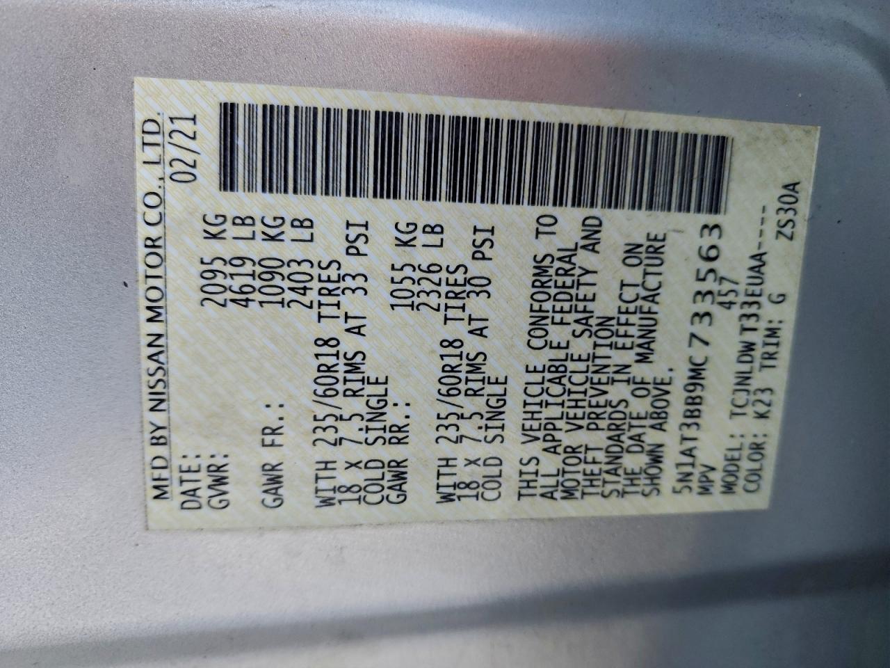 Nissan Rogue Sv Image 10