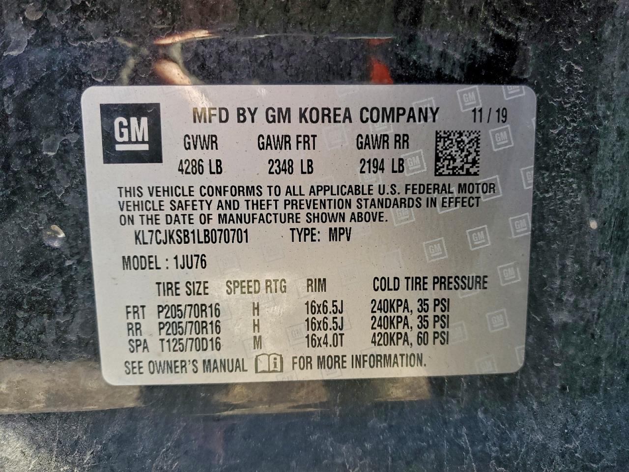 Chevrolet Trax Ls Image 6