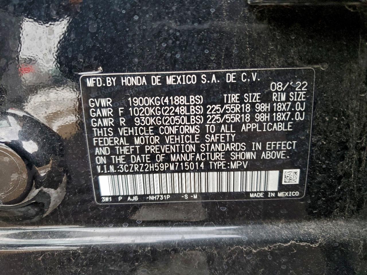 Honda HR-V Sport Image 12