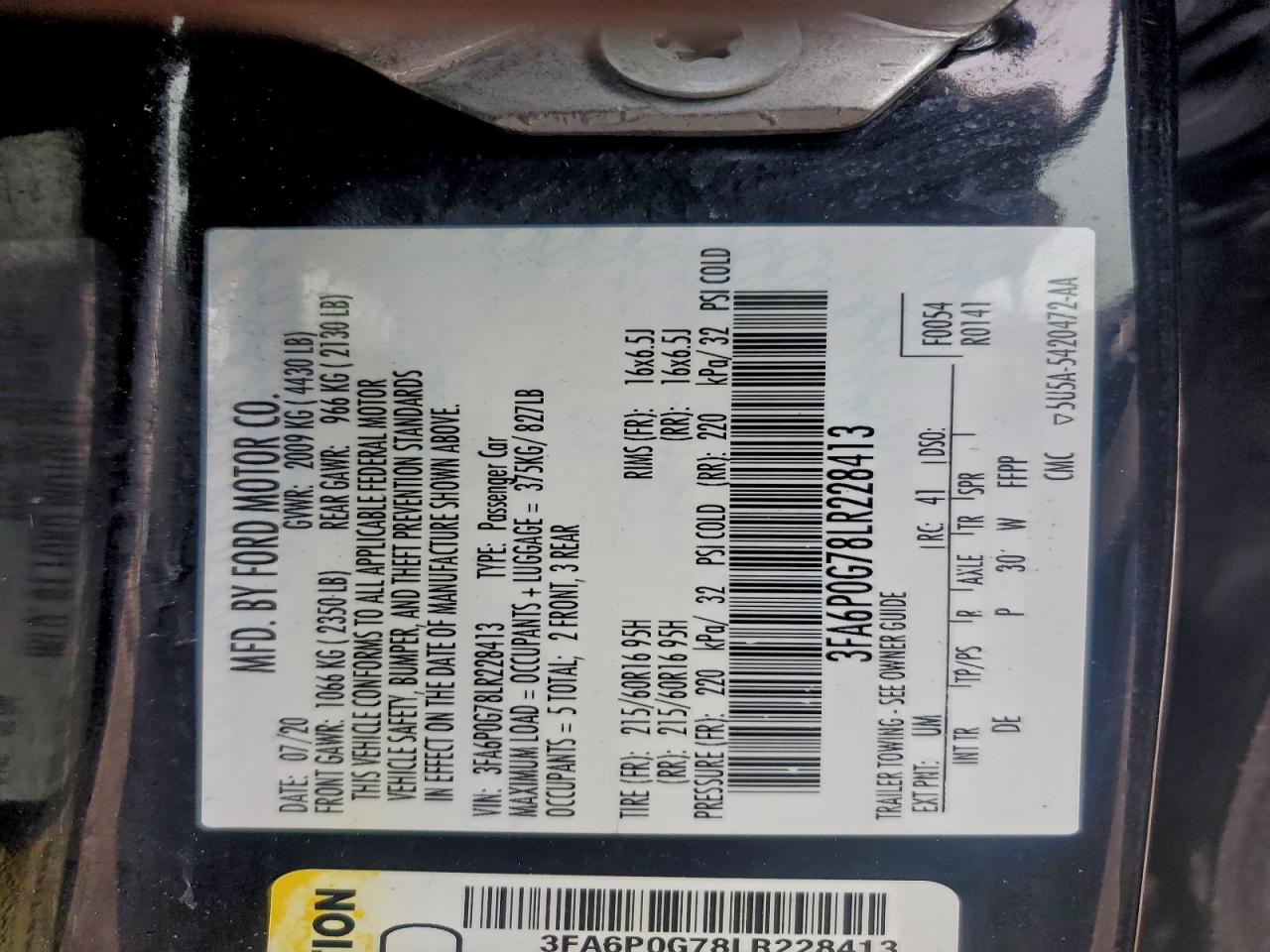 Ford Fusion S Image 11