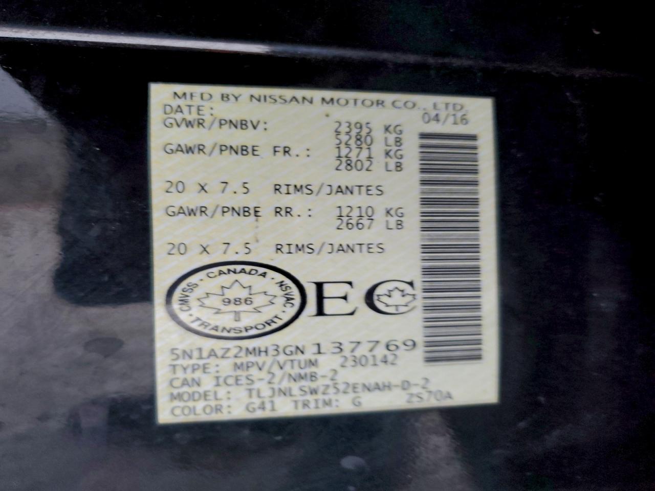 Nissan Murano S Image 12