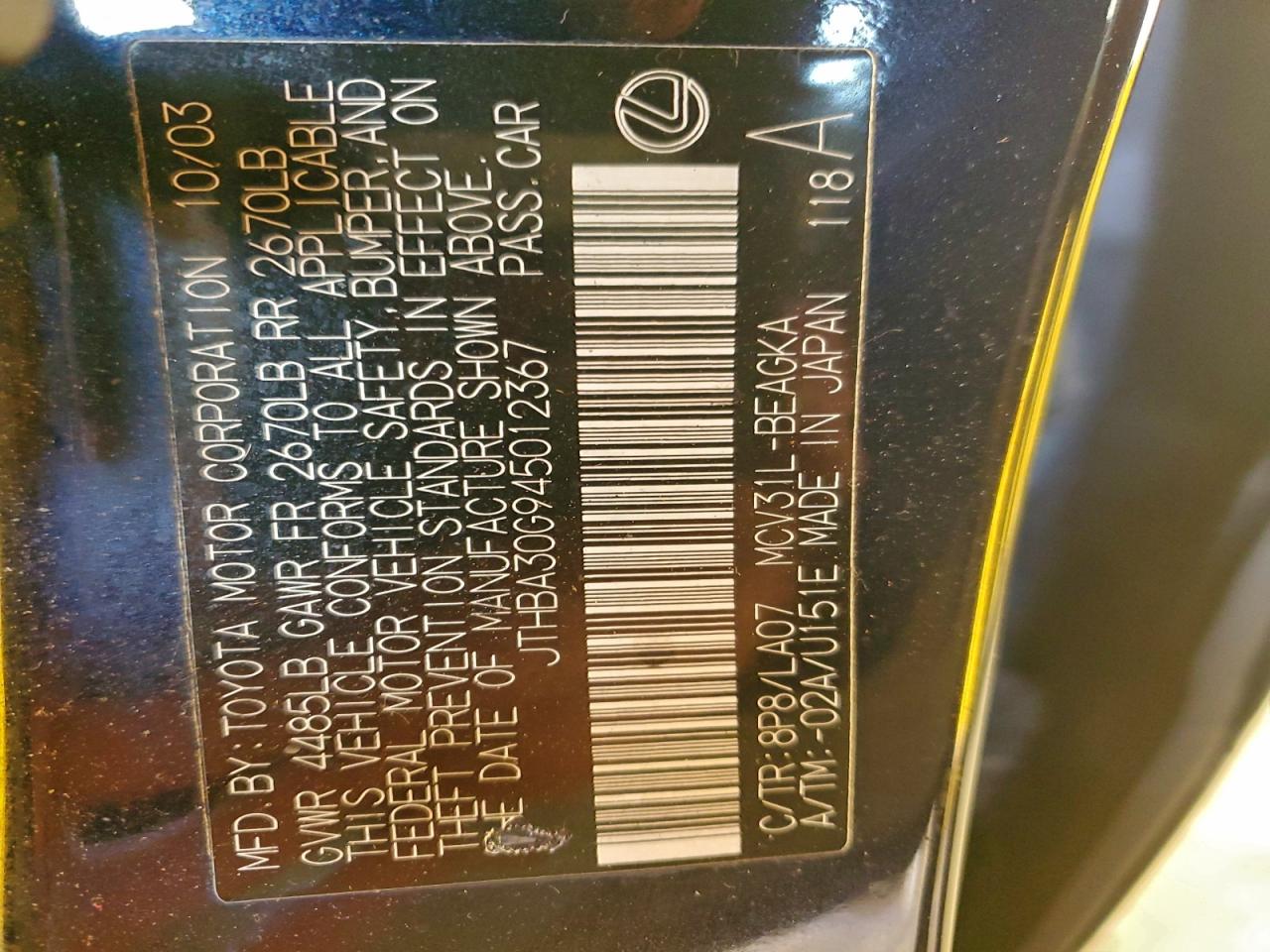 Lexus Es 330 Image 10