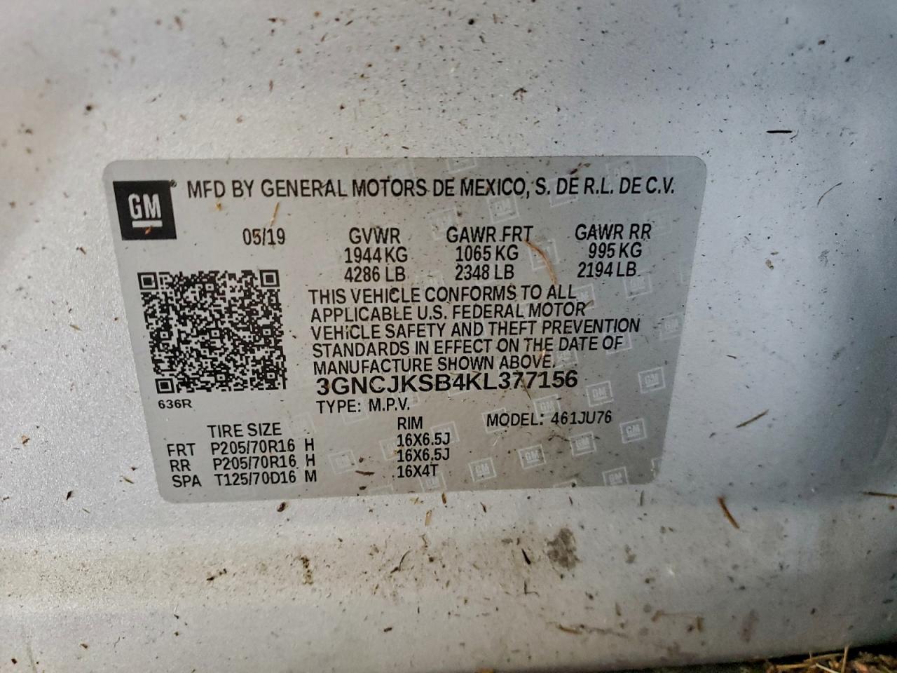 Chevrolet Trax Ls Image 8