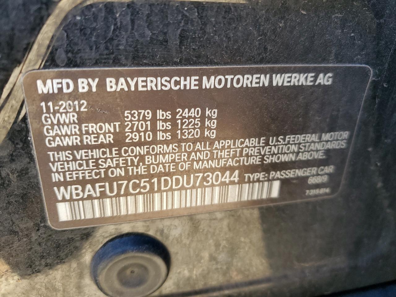 BMW 5 Series Xi Image 8