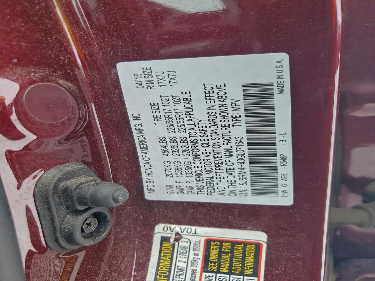 Honda Crv Se Image 11