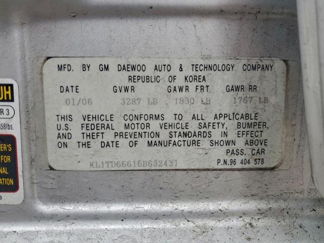 Chevrolet Aveo Base Image 12