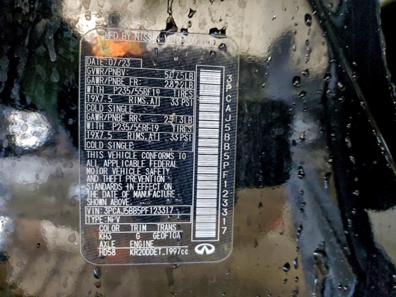 INFINITI Qx Luxe Image 10